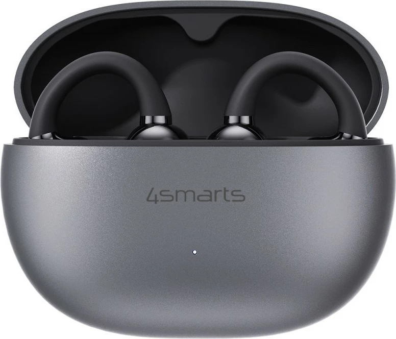 Kufje wireless 4smarts 541387, TWS, 28 orë, Bluetooth 5.4, e zezë/gri