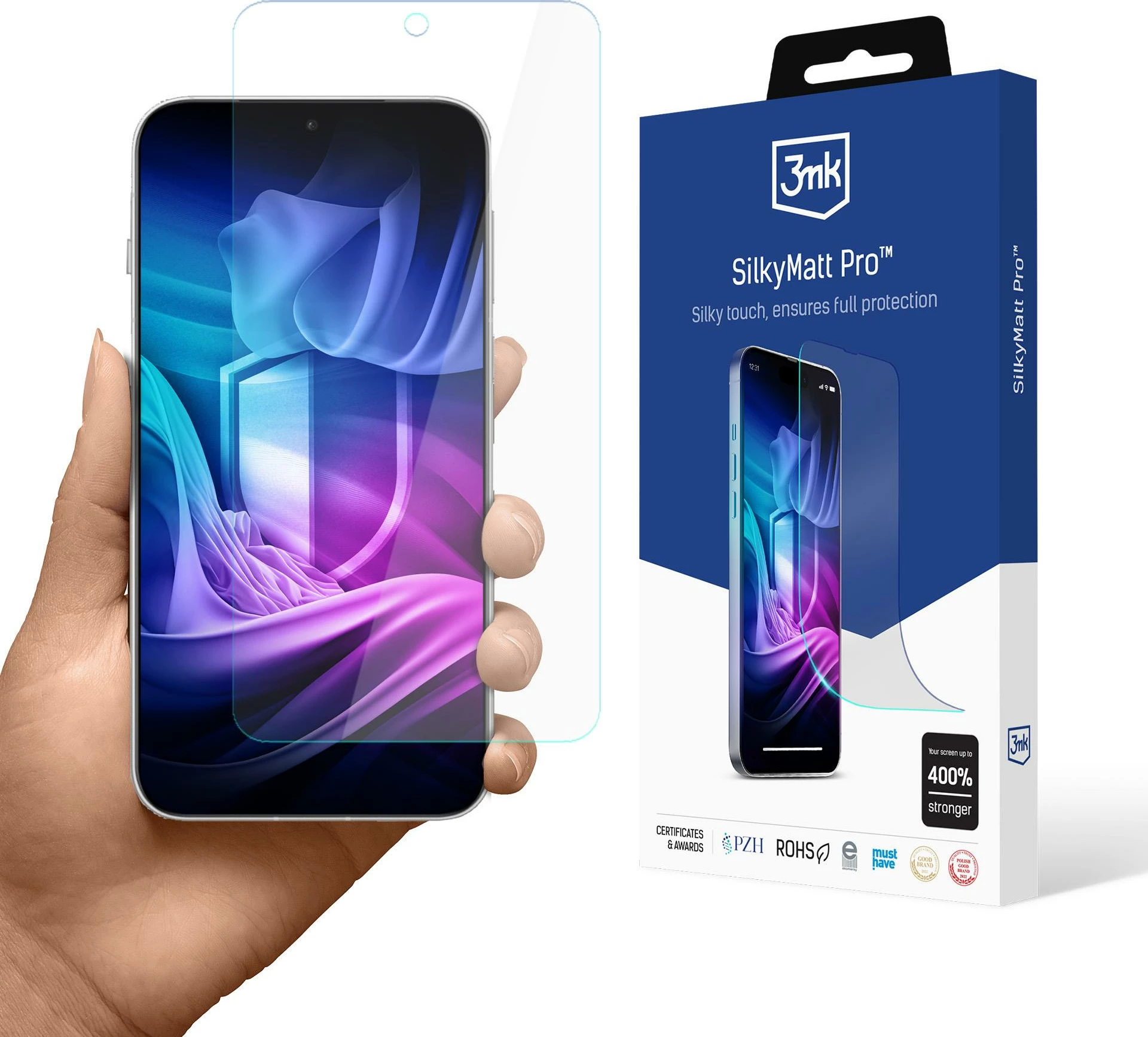 Mbështjellës ekranit 3mk Silky Matt Pro për Oppo Find X8 Pro, mat