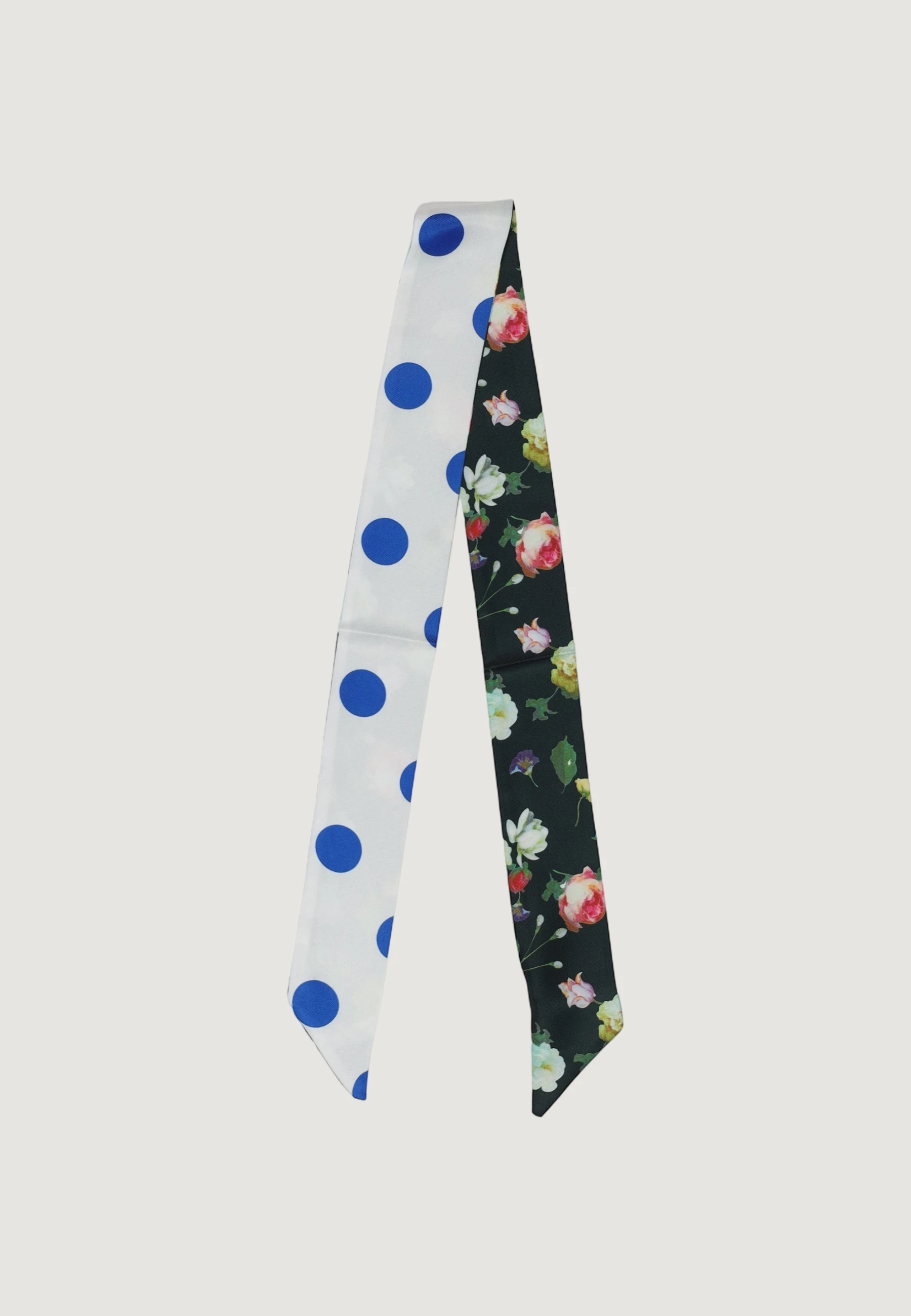 Fular për femra I am Foulard Floreale, blu navy