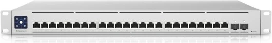 Switch i menaxhuar Ubiquiti UniFi Enterprise XG 24, 24 porta 10G Ethernet, çelik inox
