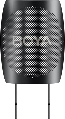 Mikrofon BOYA K9 me kabllo USB-C, 48 kHz 24-bit, RGB, me stendë tavoline dhe pop filter, i zi