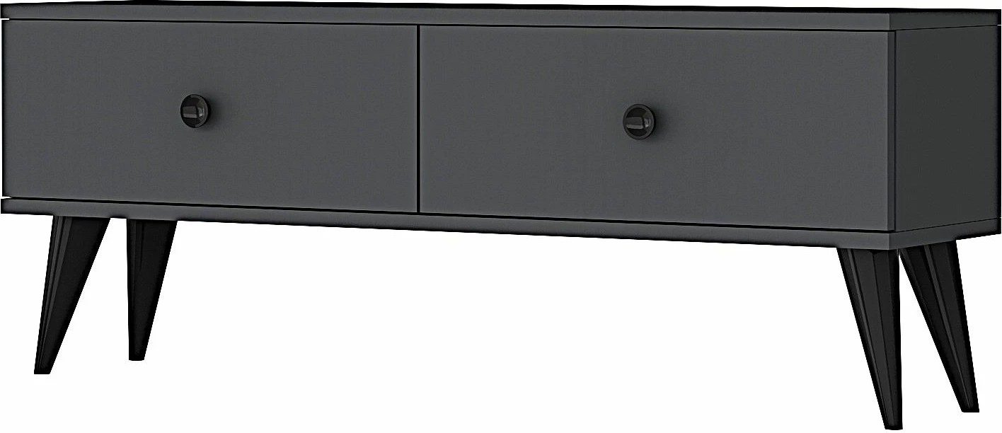 Komodë TV Mona 120, ngjyrë antracit, Skye Decor