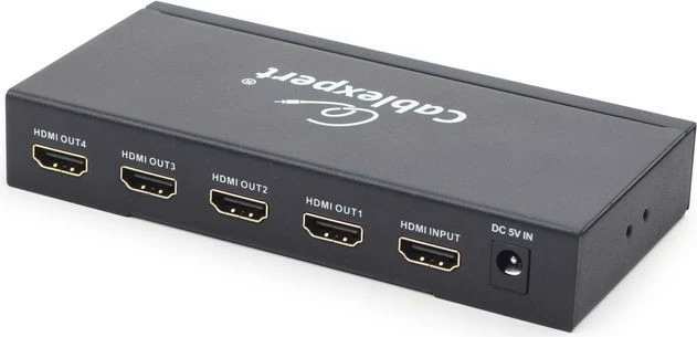 Ndarës HDMI Gembird DSP-4PH4-02, 1 në 4, i zi