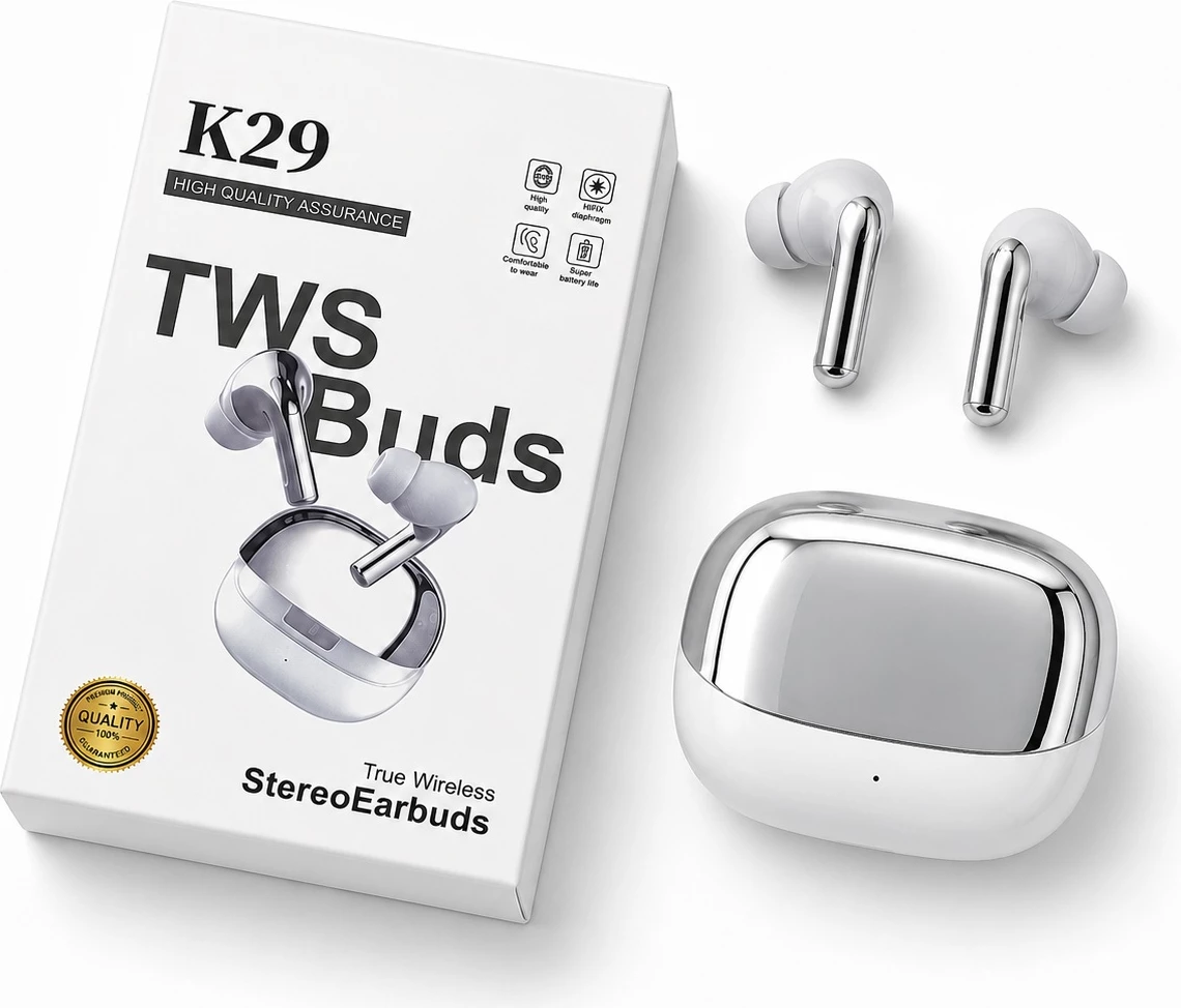 Kufje Wireless K29 TWS Buds me Kuti Karikimi
