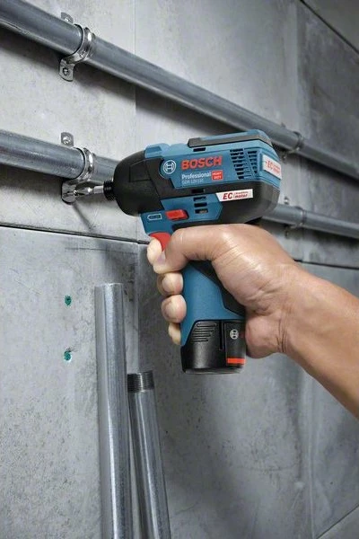 Çelës goditës Bosch 0 601 9E0 005, 12V, 2.5Ah, 1/4", 110Nm, zi/blu