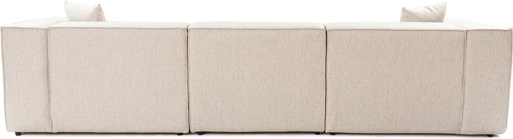 Divan treshe Lora, ngjyrë kafe e çelët, Atelier del Sofa
