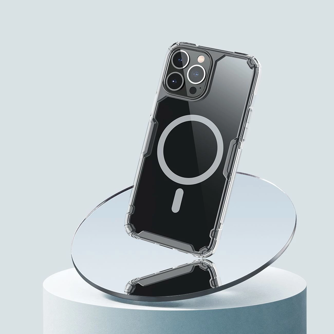 Mbështjellës Nillkin Nature Pro për iPhone 15 Pro Max me MagSafe, i bardhë