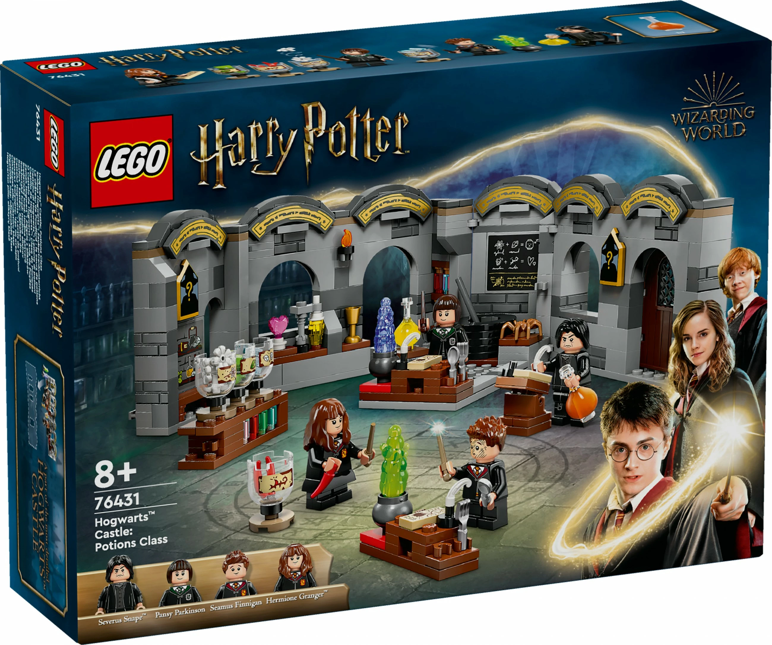 Set ndërtimi LEGO Harry Potter 76431, Kështjella Hogwarts, Klasa e Eliksirëve, multingjyrësh