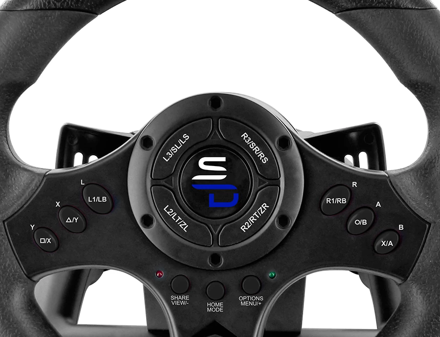 Volan garash Subsonic Superdrive Multi SV450 Next Gen 24 cm, 180°, wired, me pedale, i zi