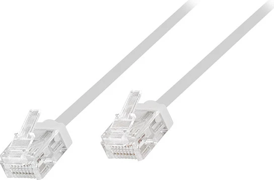 Kabllo rrjeti Ethernet LogiLink Cat.6A U/UTP Slim High-Flex, 1.5 m, e bardhë