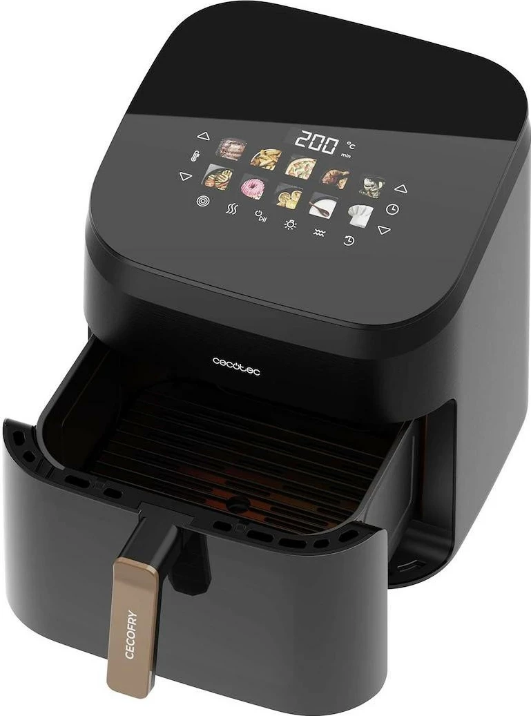Fryer pa yndyrë Cecotec Cecofry&Grill Smokin' 8500, 8.5L, 2200W, e zezë
