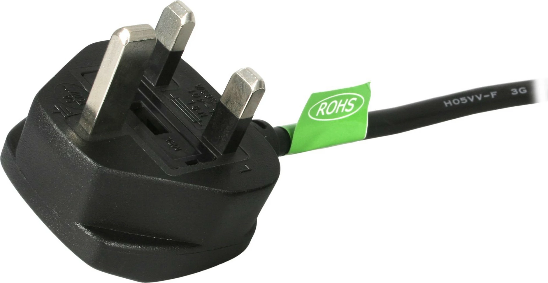 Kabllo rryme StarTech BS1363 në C13, 1m, 18AWG, 10A, e zezë