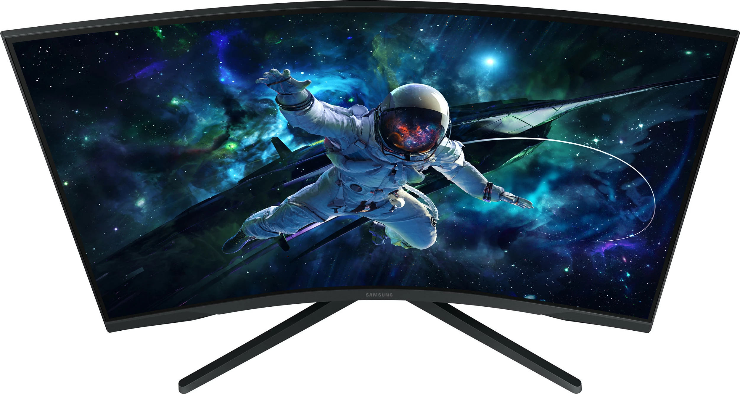 Monitor Samsung S32CG554EU, 32", 2560 x 1440 pixels, Wide Quad HD, LED, 1 ms, e zezë