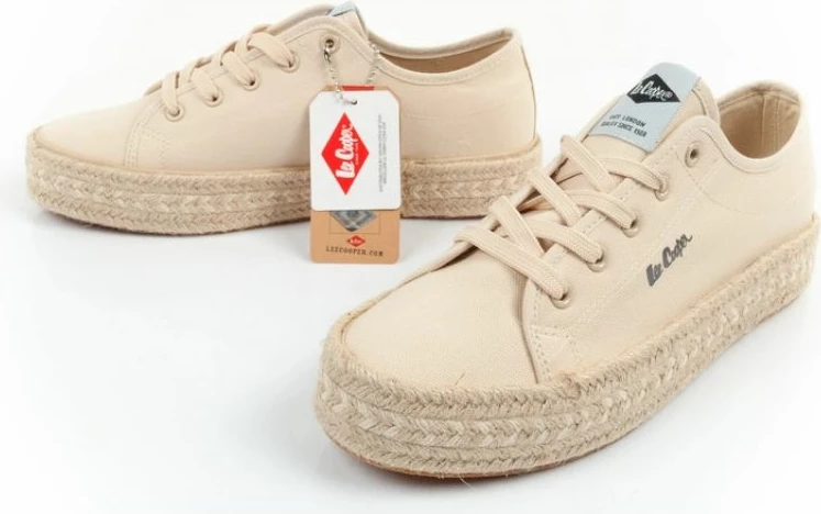 Këpucë femra Lee Cooper, bezhë