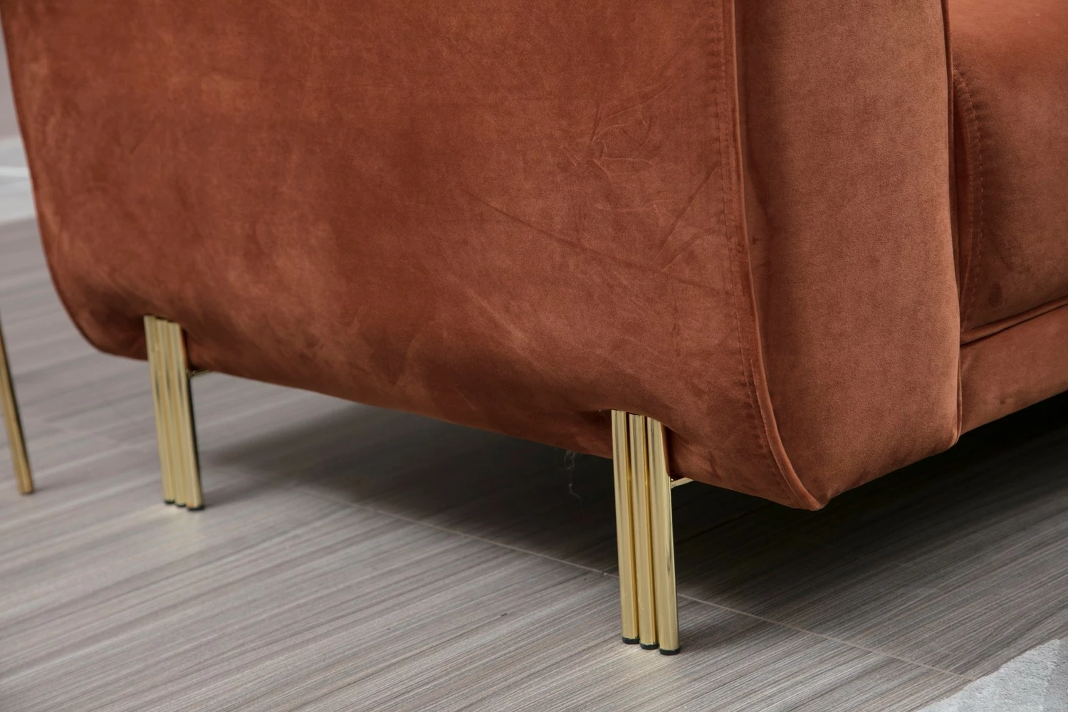 Kënd divan-krevat Atelier del Sofa, kënd i djathtë, ngjyrë kanelle (L3-Chl)
