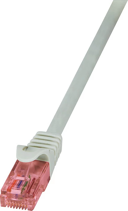 Kabllo rrjeti LogiLink PrimeLine Cat6 U/UTP, 15m, gri