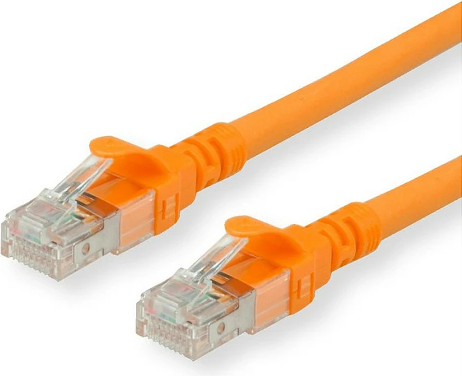 Kabllo rrjeti ROLINE 21152672, Cat6 S/FTP, 2 m, RJ-45, portokalli