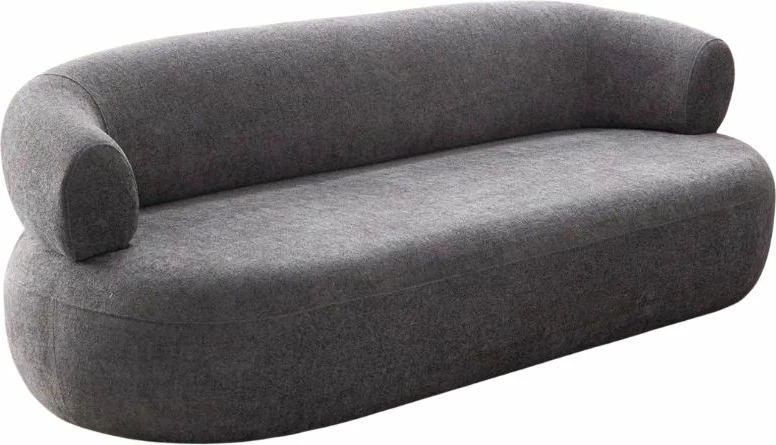 Divan treshe Atelier del Sofa, Roma, ngjyrë gri e errët