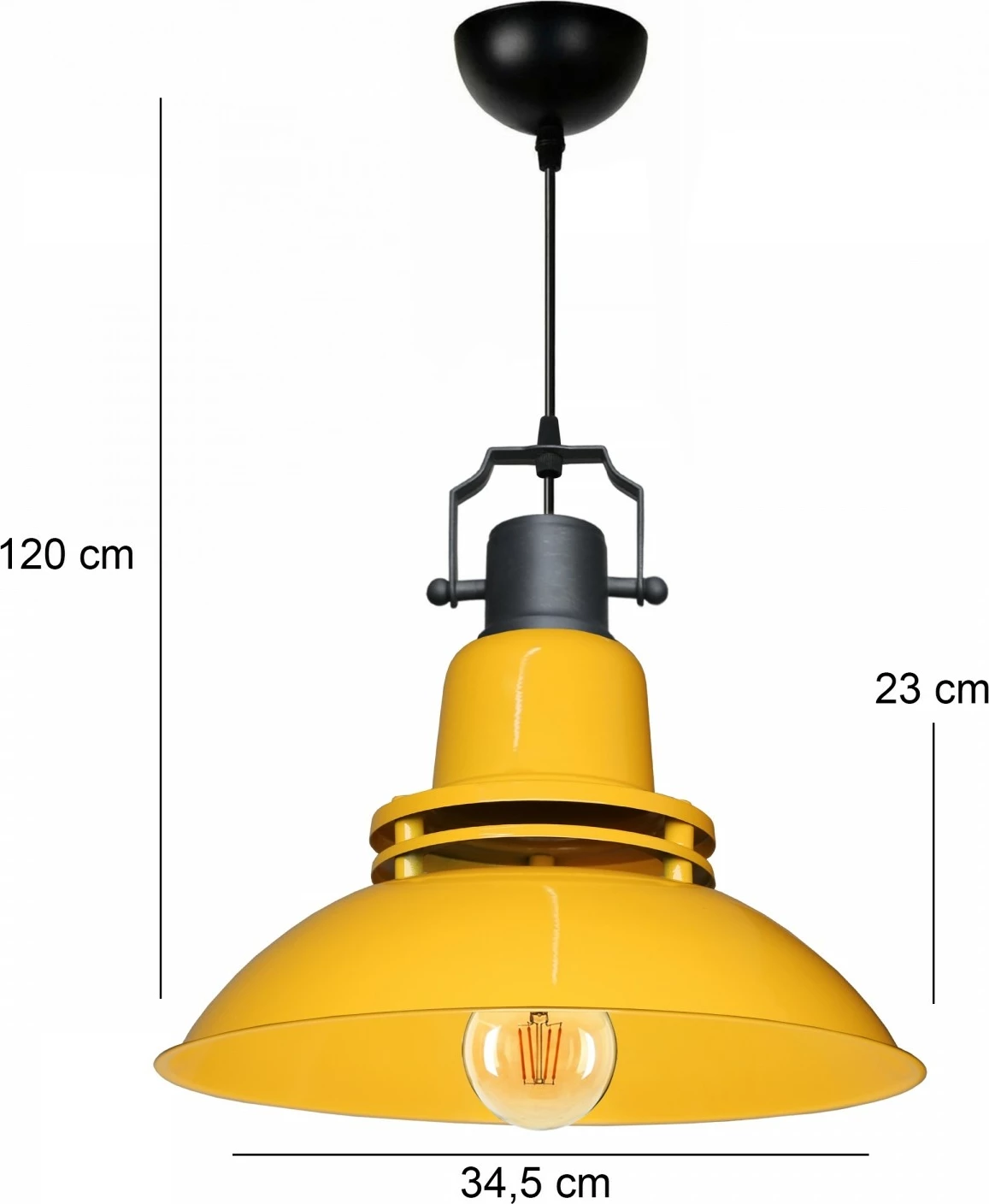 Llambë tavani Opviq, e verdhë, AYD-3668