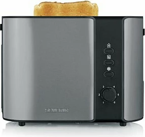 Toaster automatik Severin AT 9573, 2 feta, 800W, inox, antracit/zi