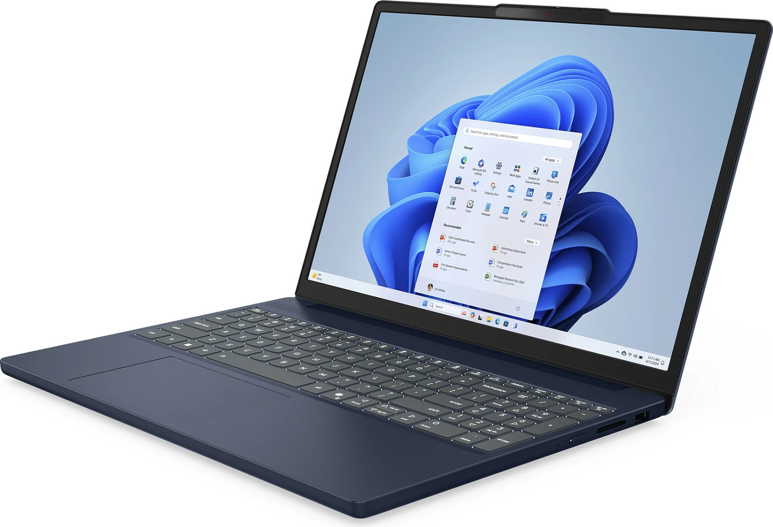 Laptop Lenovo IdeaPad 3 Slim Ryzen 5, 16GB RAM Memorje, 512GB SSD, 15.3" WUXGA, Windows 11 Home, Cosmic Blue