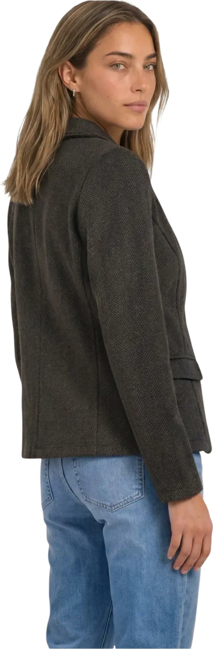 Blazer për femra Street One QR Dessin Basic 213112, kafe e errët [Madhësia: 44]
