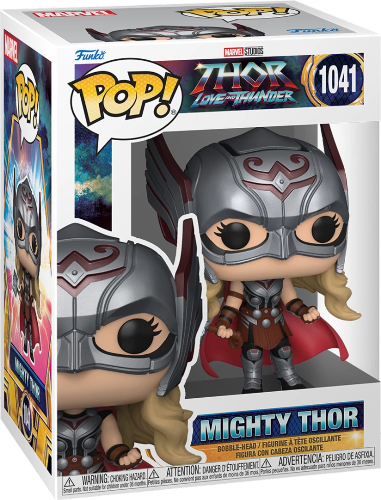 Figurinë koleksionuese Funko POP Marvel Thor: Love and Thunder Mighty Thor #1041