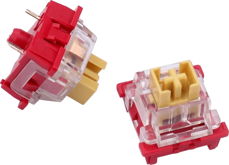 Switch Redragon Bullet-F A113, tactile (ekuivalent MX Blue), set 24 copë, kuqe