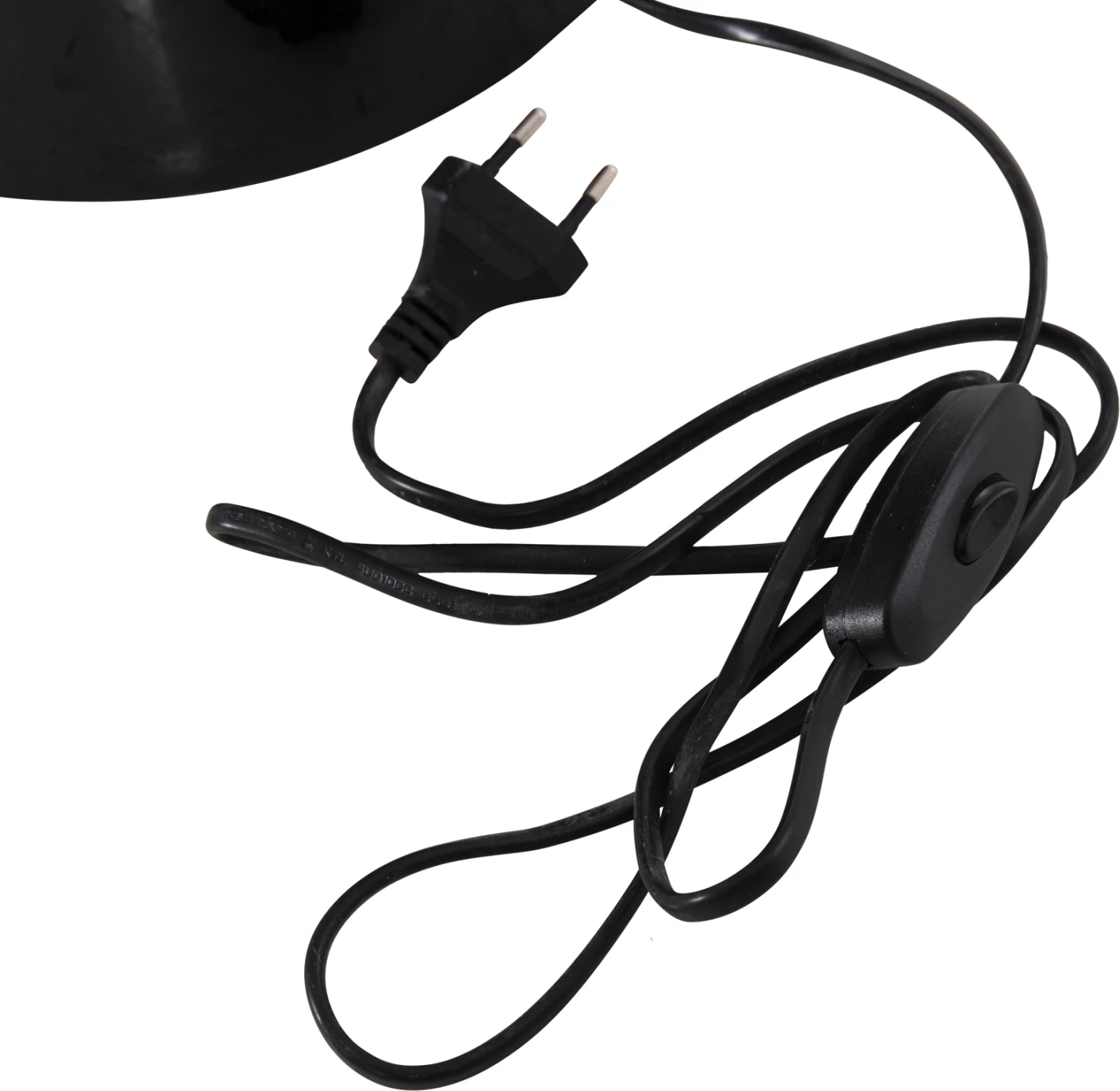 Llampë dyshemeje SMUSH, FH4257.04, metal, ngjyrë e zezë, kapak rrotullues, Φ36,5x84H cm