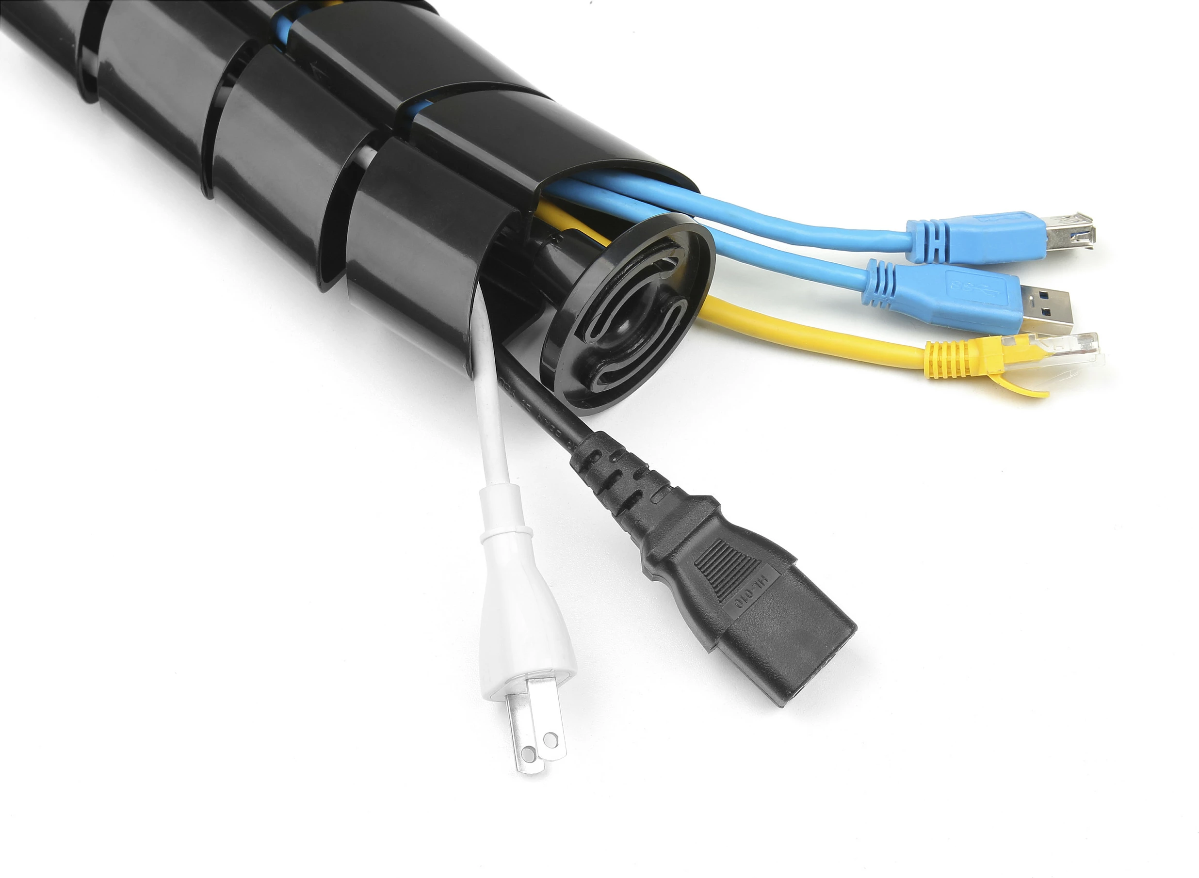 Menaxhues kabllosh Equip Double-Channel Cable Management Spine, 730 mm, ABS, i zi
