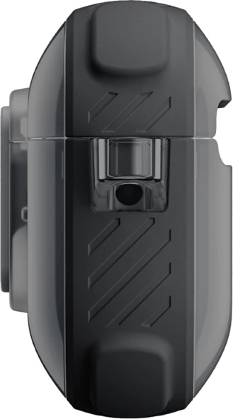 Mbështjellës për kufje, AmazingThing Titan Pro Mag Case Clear për AirPods Pro 3, PC+TPU, përputhshëm me karikim wireless, me karabiner, e zezë