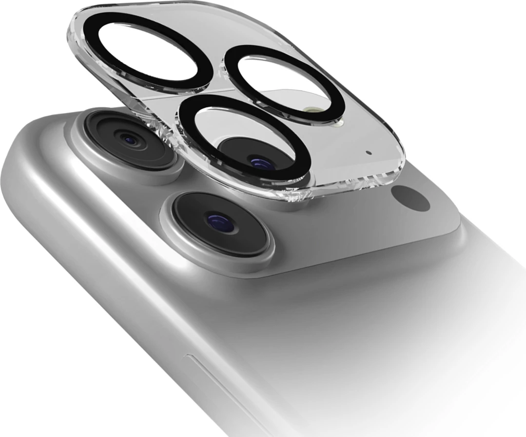 Xham mbrojtës kamerës SBS për iPhone 17 Pro me D3O, Transparent