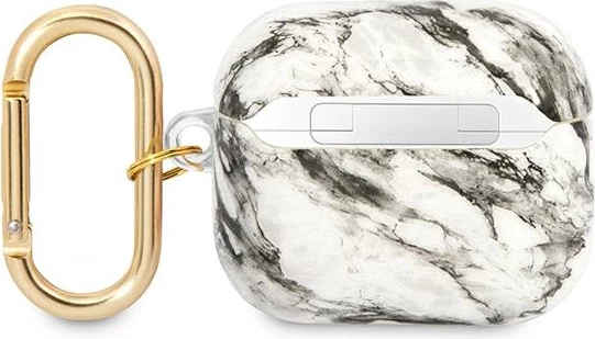 Mbështjellës Guess Marble Strap për AirPods 3, Gri