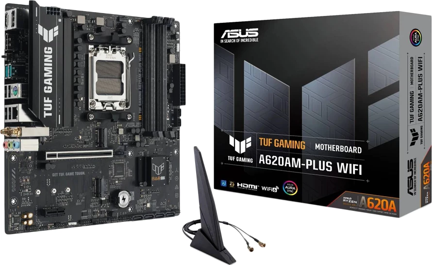 Pllakë amë ASUS TUF Gaming A620AM-Plus WiFi, mATX, Socket AM5, DDR5