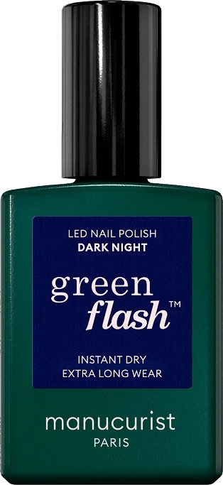 Llak për thonj Manucurist Green Flash Dark Night për femra 15ml