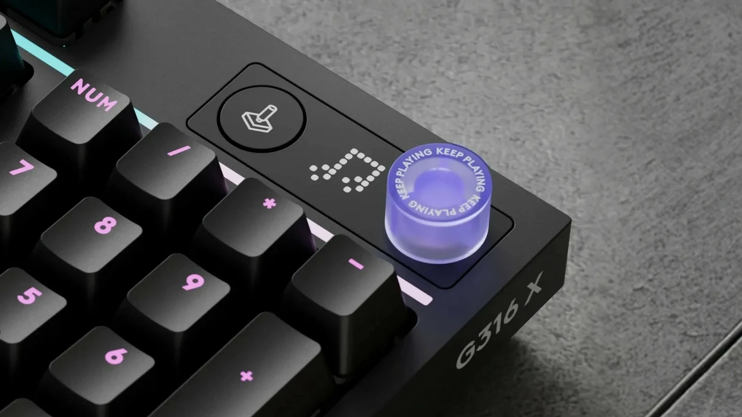 Tastierë mekanike Logitech G316 X, RGB, me kabllo, English ANSI, e zezë
