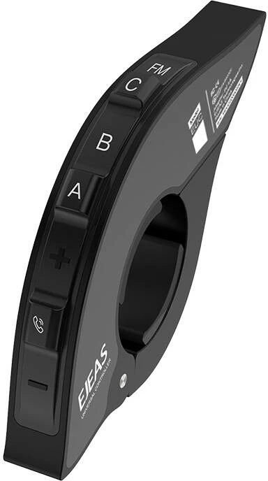 Telekomandë kontrolli për interkom EJEAS EUC, Bluetooth 5.1, IP65, USB-C, e zezë