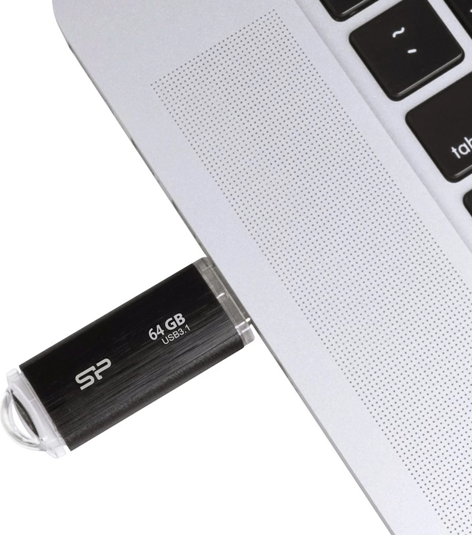 USB Flash Drive Silicon Power Blaze B02, 64GB, Lloji A, Gjen 1, e zezë