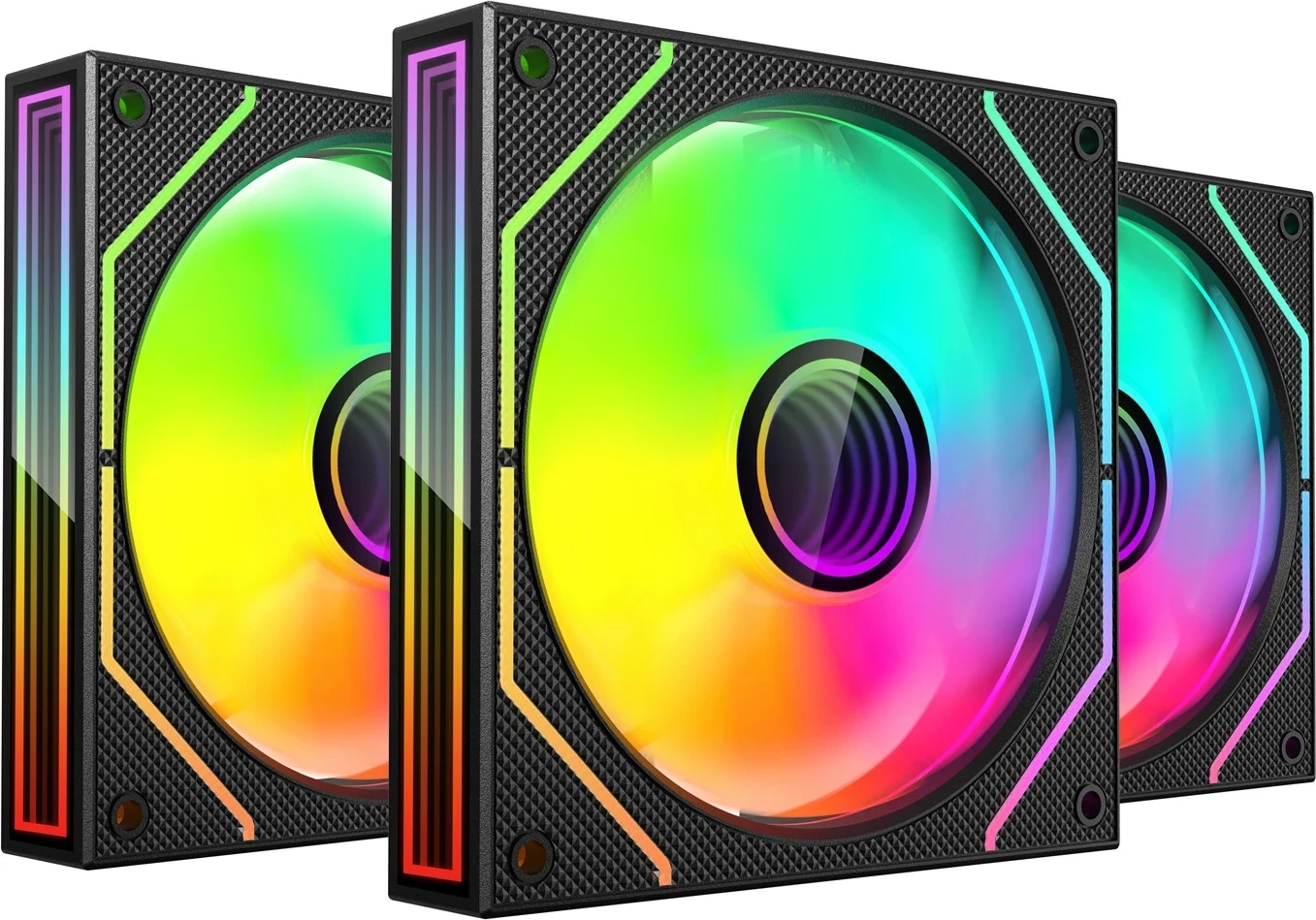 Set ventilatorë për kasë TACENS Mars Gaming MF3DPROKIT, 12 cm, LED Blu, 3 copë