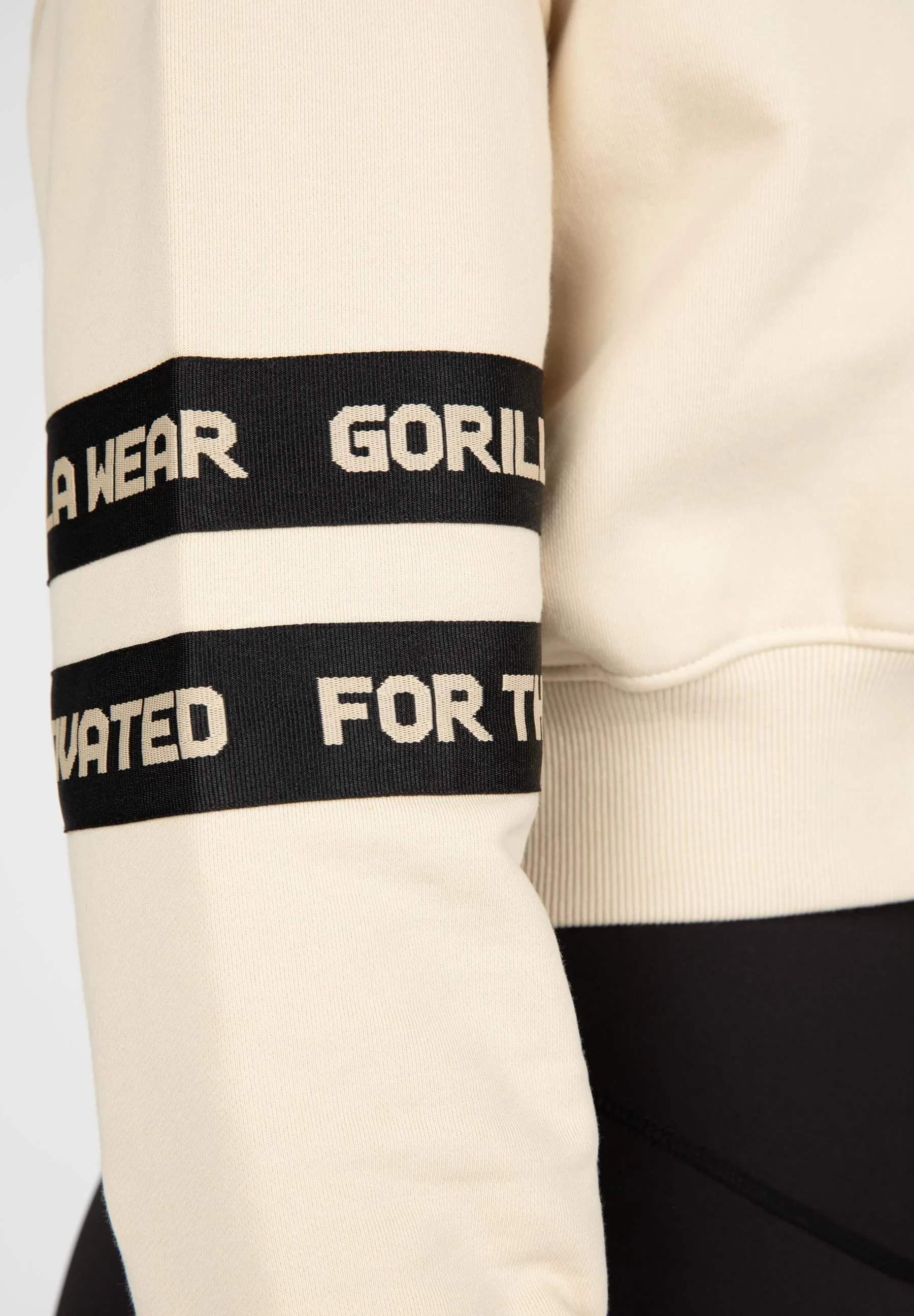 Tracey Cropped Hoodie - Beige [Madhësia: XS]