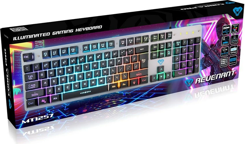 Tastierë për gaming Media-Tech, Cobra Pro Revenant MT1257, hiri