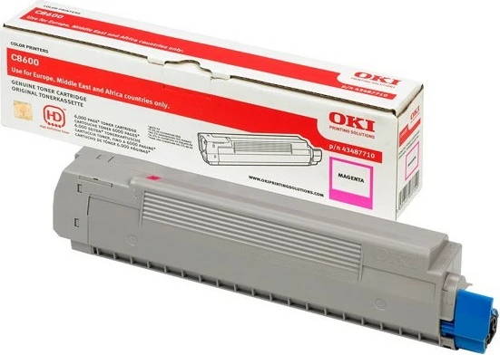 Toner OKI 43487710, 6000 faqe, Magenta