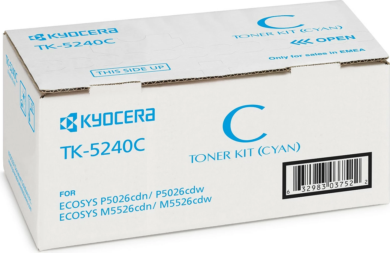 Toner Kyocera TK-5240C, 3000 faqe, Cyan, 1 copë