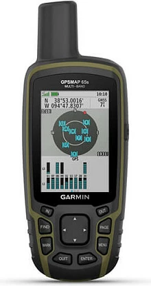 GPS navigues i dorës Garmin GPSMAP 65s, 16GB, 2.6" TFT, IPX7, TopoActive Europe, i zi