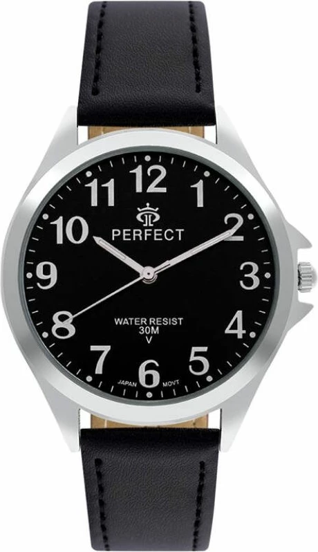 Orë dore meshkuj PERFECT GXB412-05, e zezë