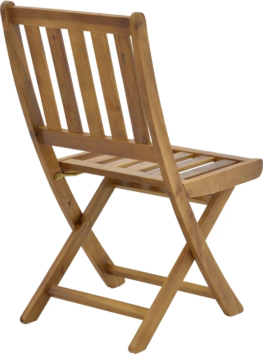 Set tavoline me karrige Elijie-Lazio, dru akacie, 5 pjesë, 50x50x70cm