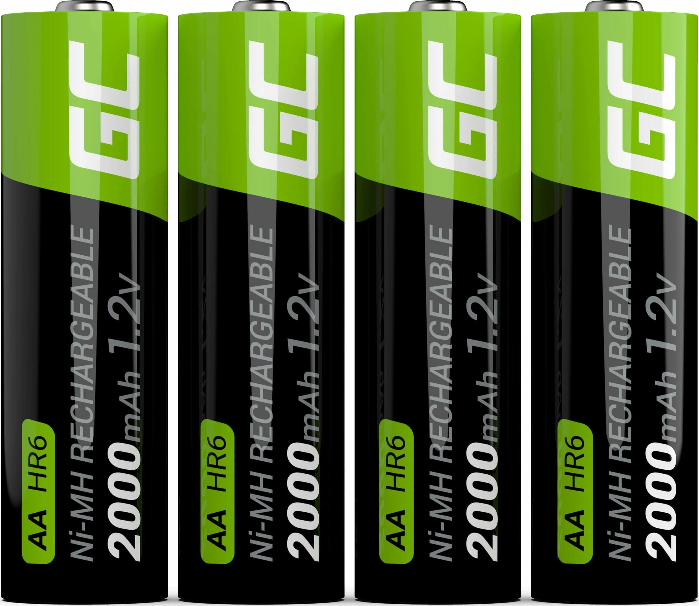 Bateri rikarikueshme Green Cell GR06 AA/R6 2000mAh 1.2V NiMH, 4 copë