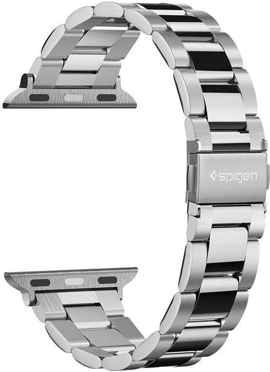 Rrip ore Spigen Modern Fit çelik inox për Apple Watch 4/5/6/7/8/SE 38/40/41 mm, argjend, 1 copë