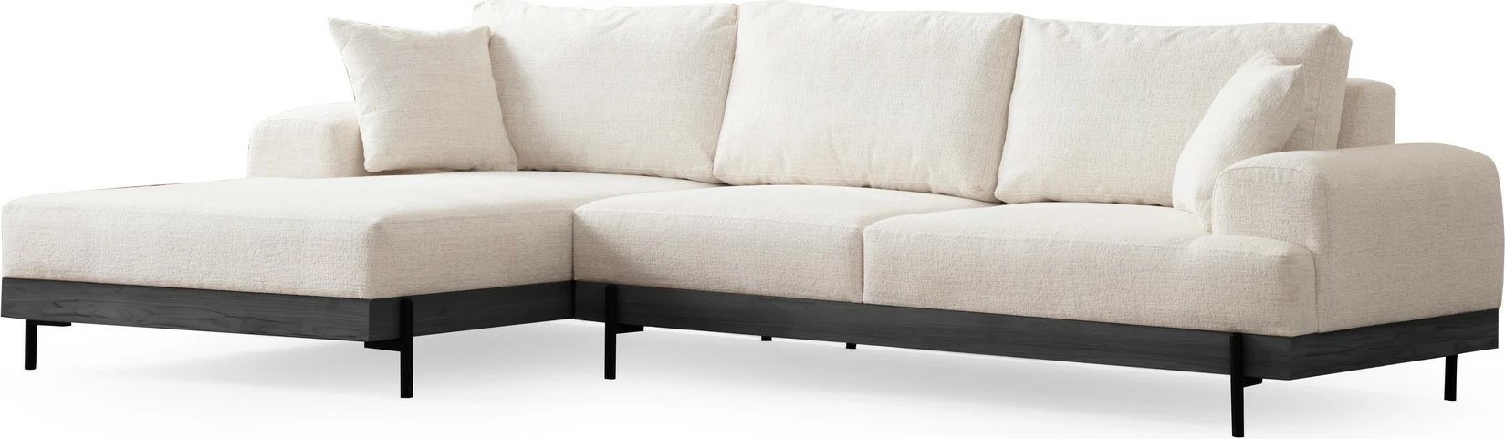 Këndare Atelier del Sofa, e zezë majtas - e bardhë
