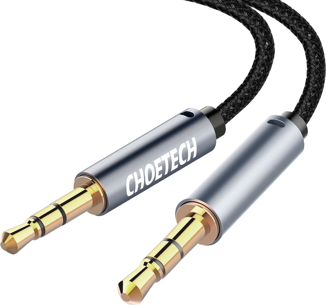 Kabllo audio Choetech AUX002, mini jack 3.5mm (mashkull-mashkull), 1.2m, e zezë
